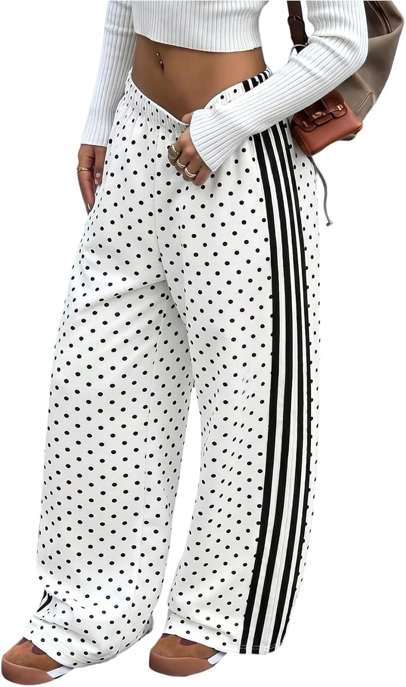 Girls Polka Dot Sweatpants
