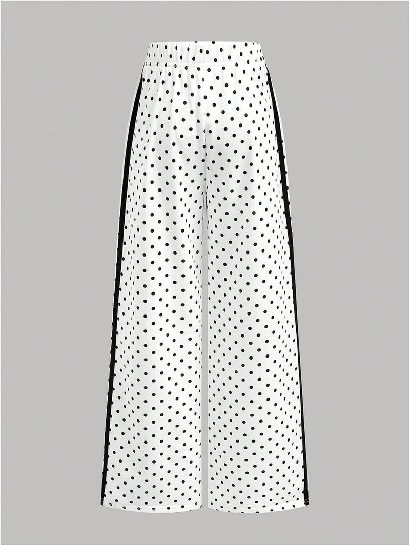Girls Polka Dot Sweatpants