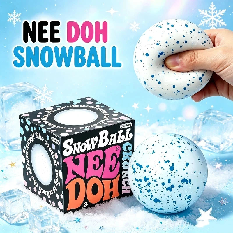 NeeDoh Snow Ball Crunch Fidget Toy