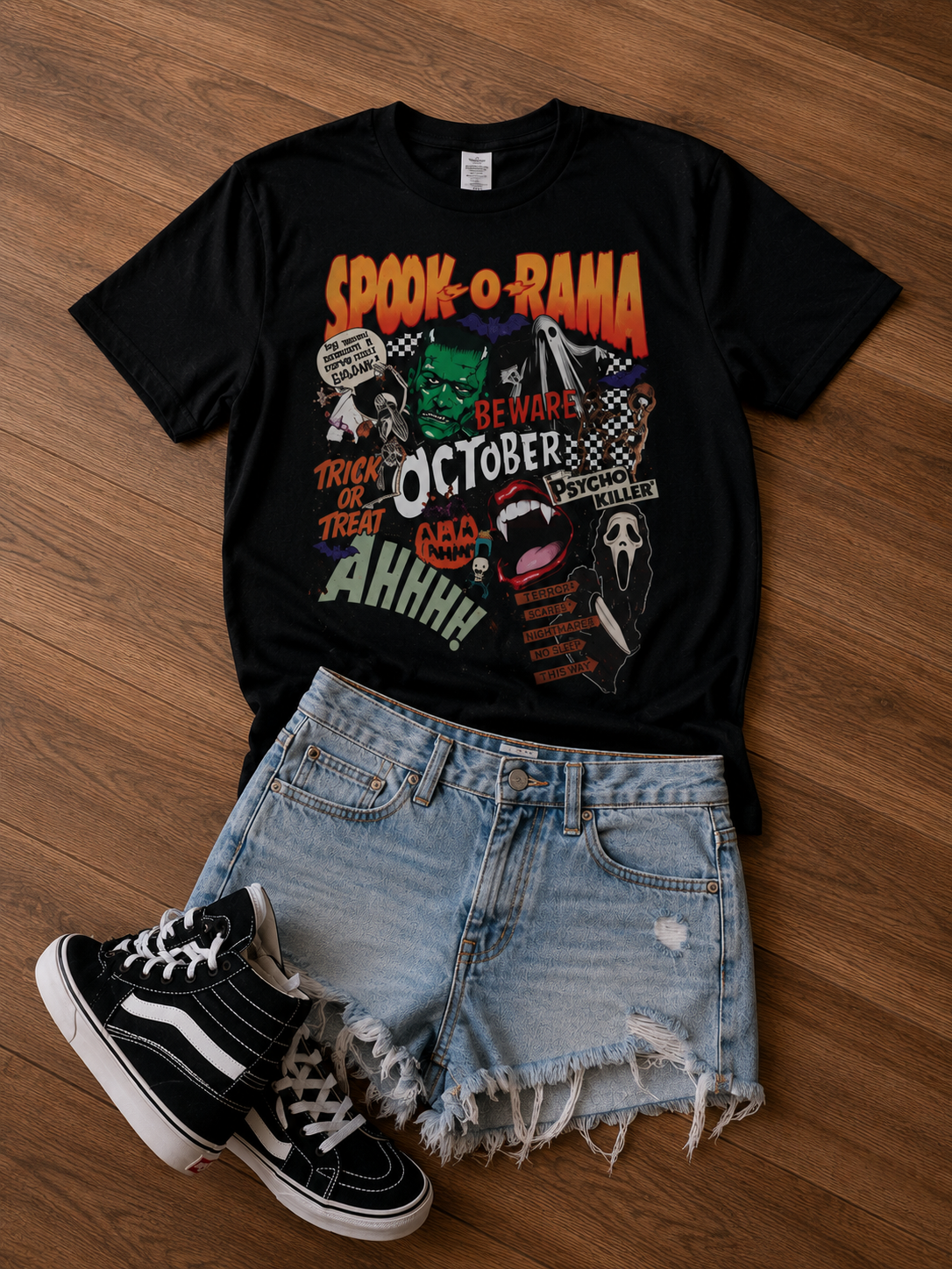 Spook-o-Rama October Halloween T-Shirt
