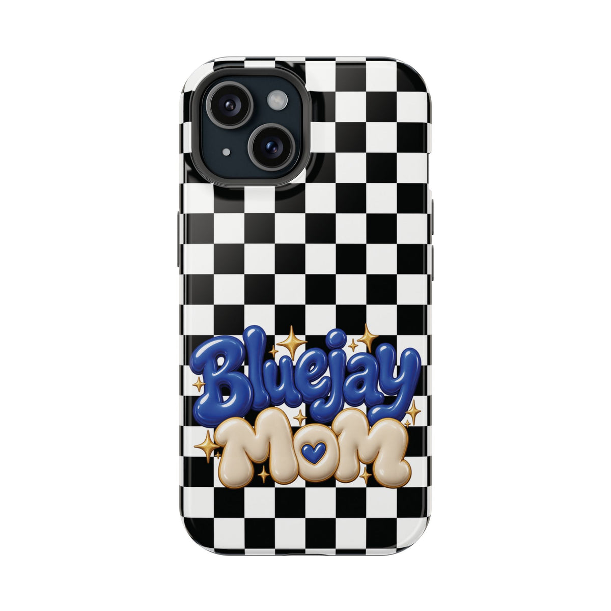 Bluejay Mom Checkerboard Magnetic Phone Case