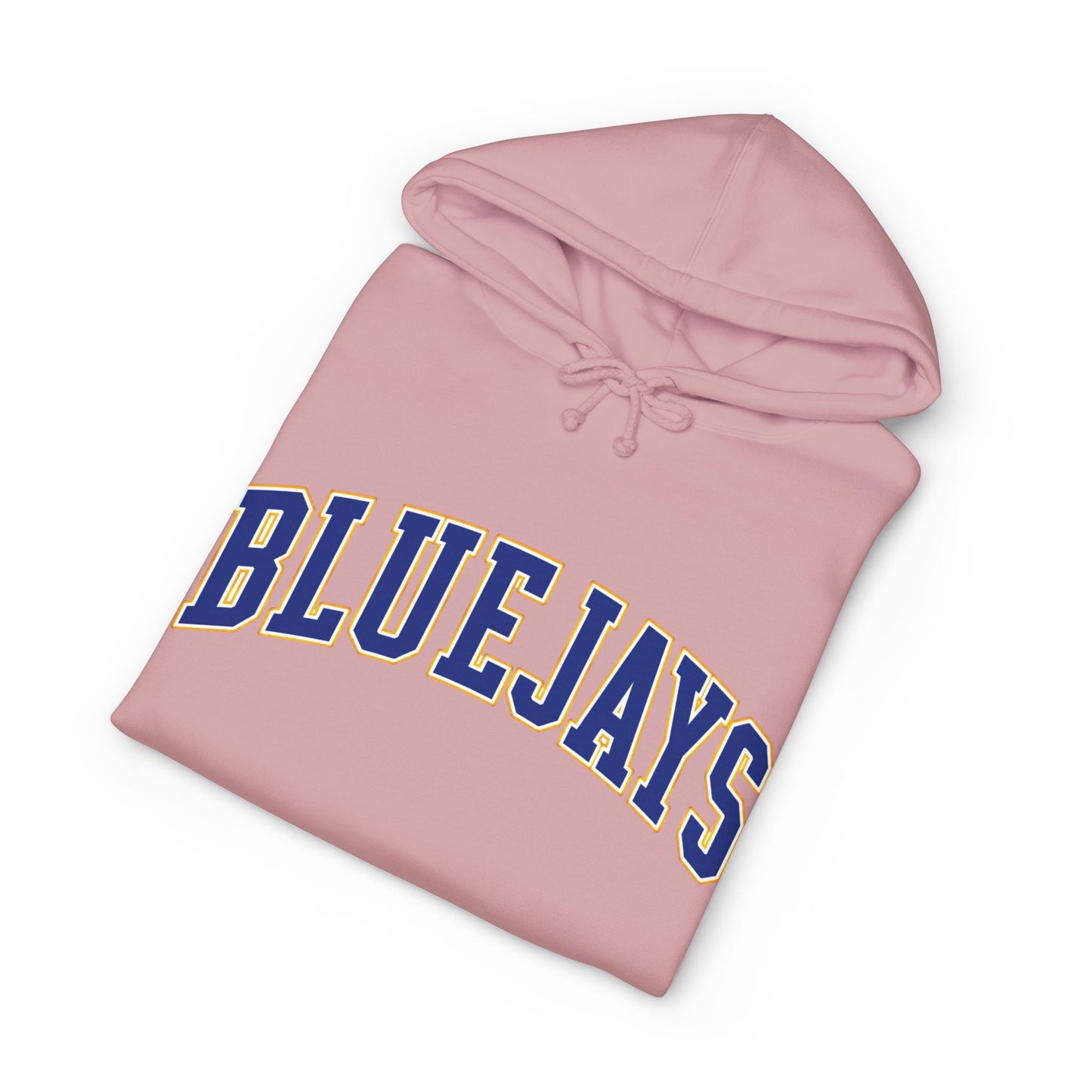 Bluejays Arch Logo Hoodie — Distressed Marble Grey Pullover