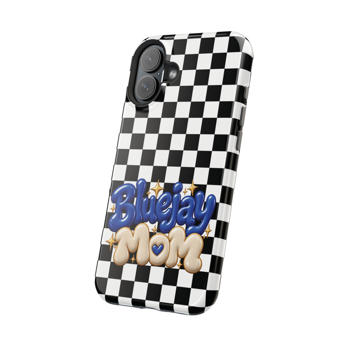 Bluejay Mom Checkerboard Magnetic Phone Case