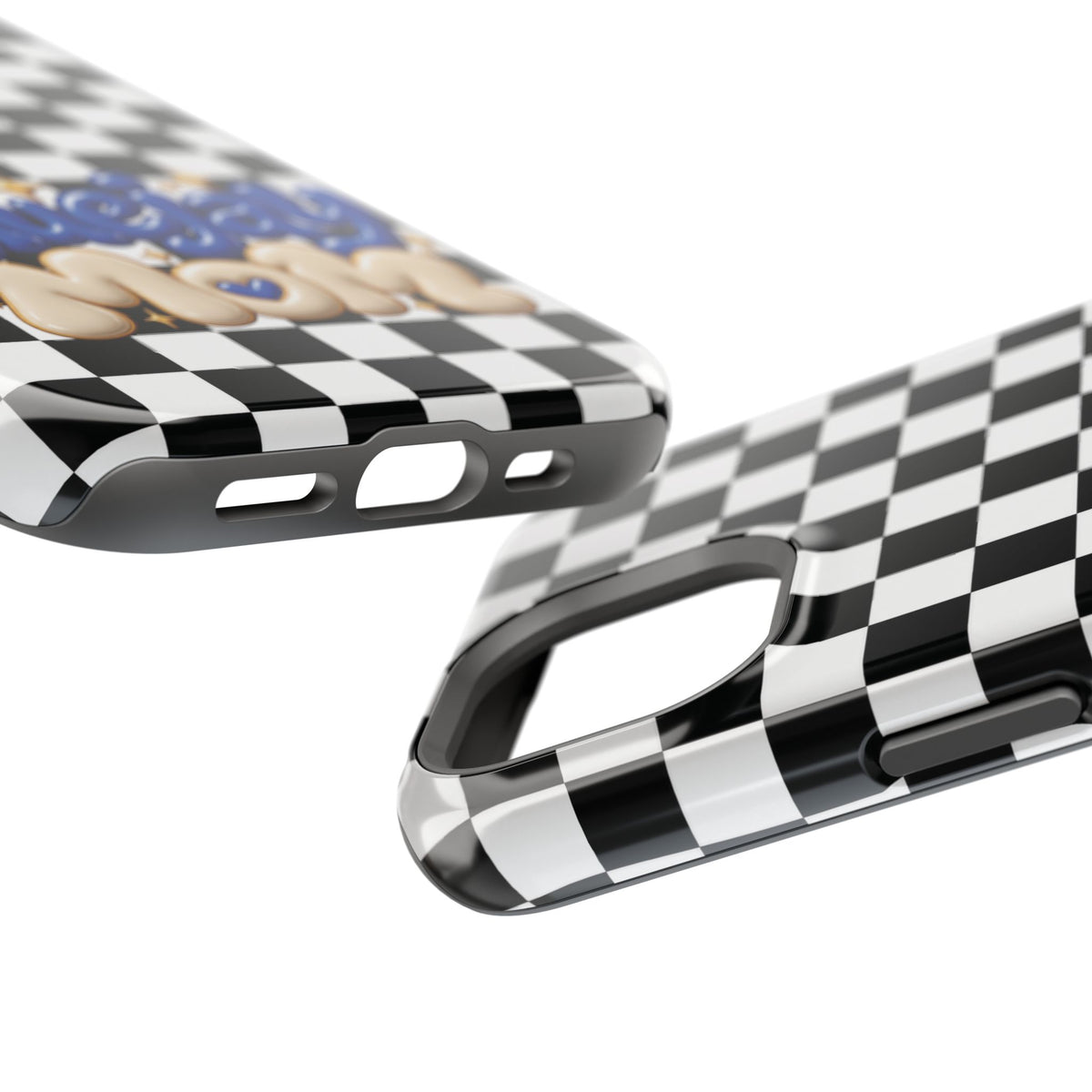 Bluejay Mom Checkerboard Magnetic Phone Case