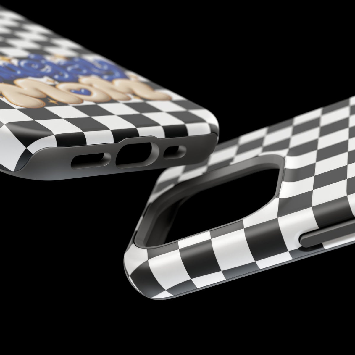 Bluejay Mom Checkerboard Magnetic Phone Case