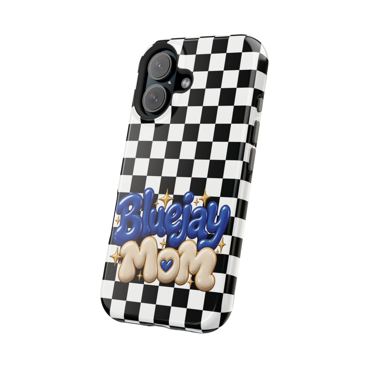 Bluejay Mom Checkerboard Magnetic Phone Case