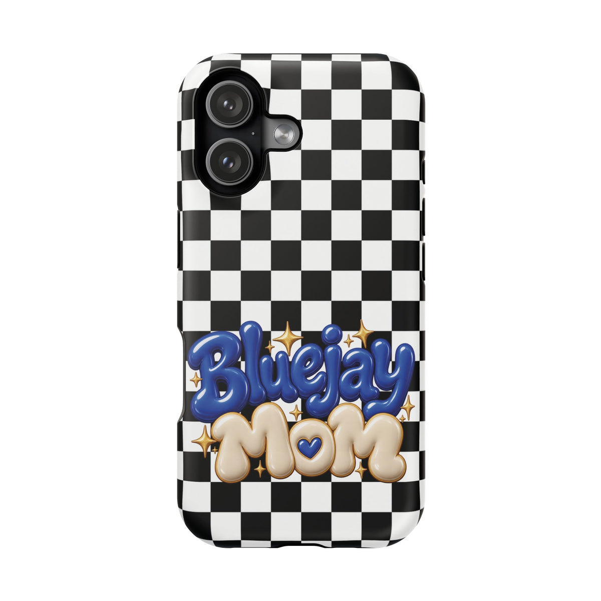 Bluejay Mom Checkerboard Magnetic Phone Case