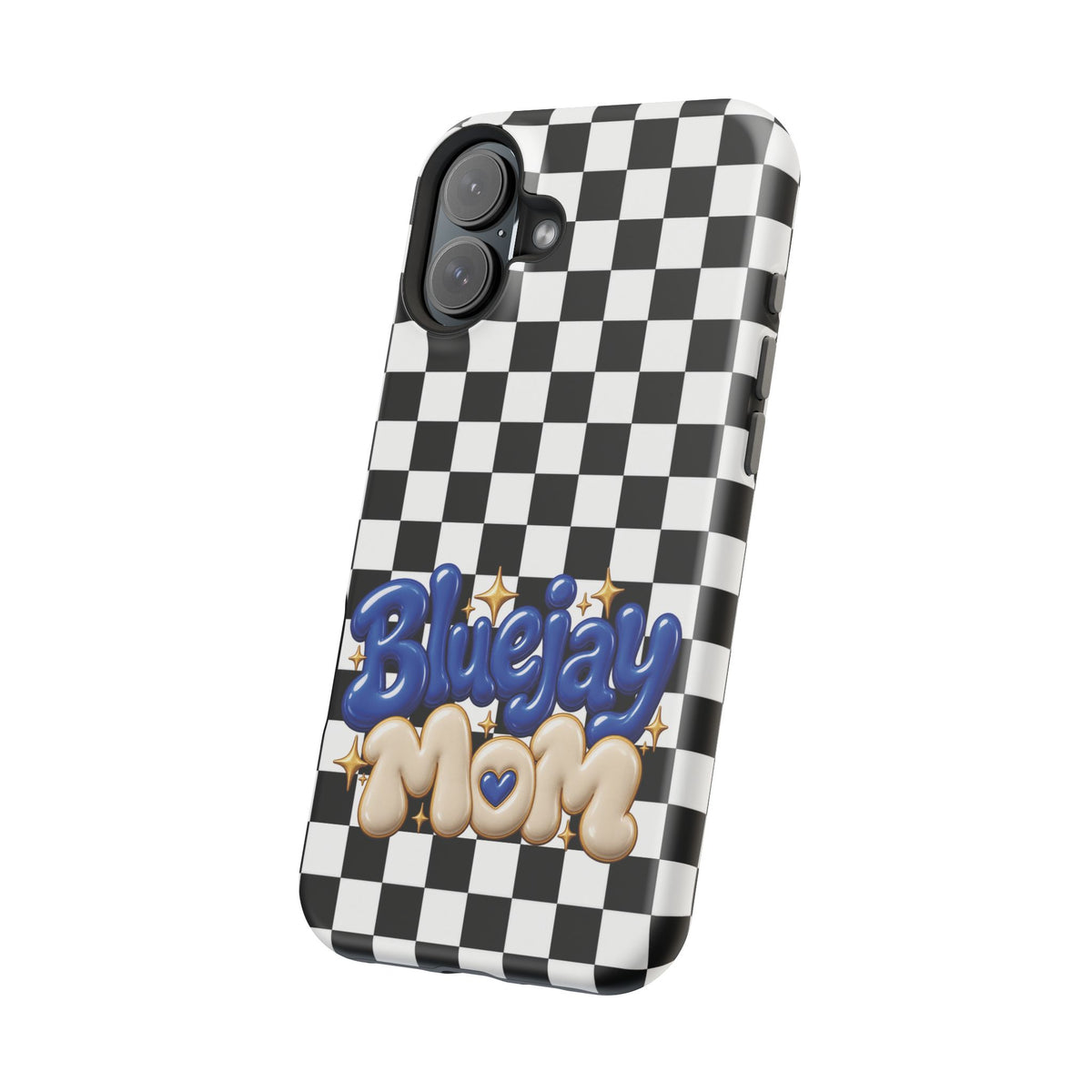 Bluejay Mom Checkerboard Magnetic Phone Case