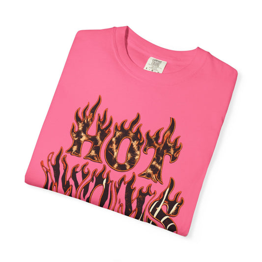 Hot Moms Flaming Graphic Tee