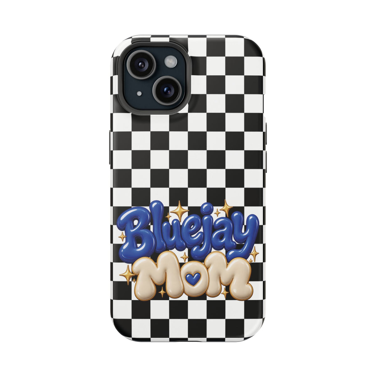 Bluejay Mom Checkerboard Magnetic Phone Case