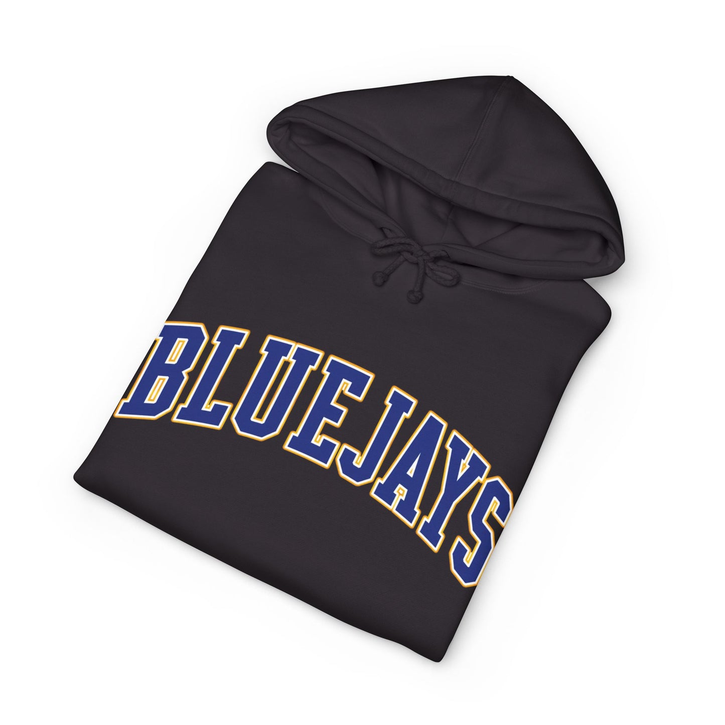 Bluejays Arch Logo Hoodie — Distressed Marble Grey Pullover