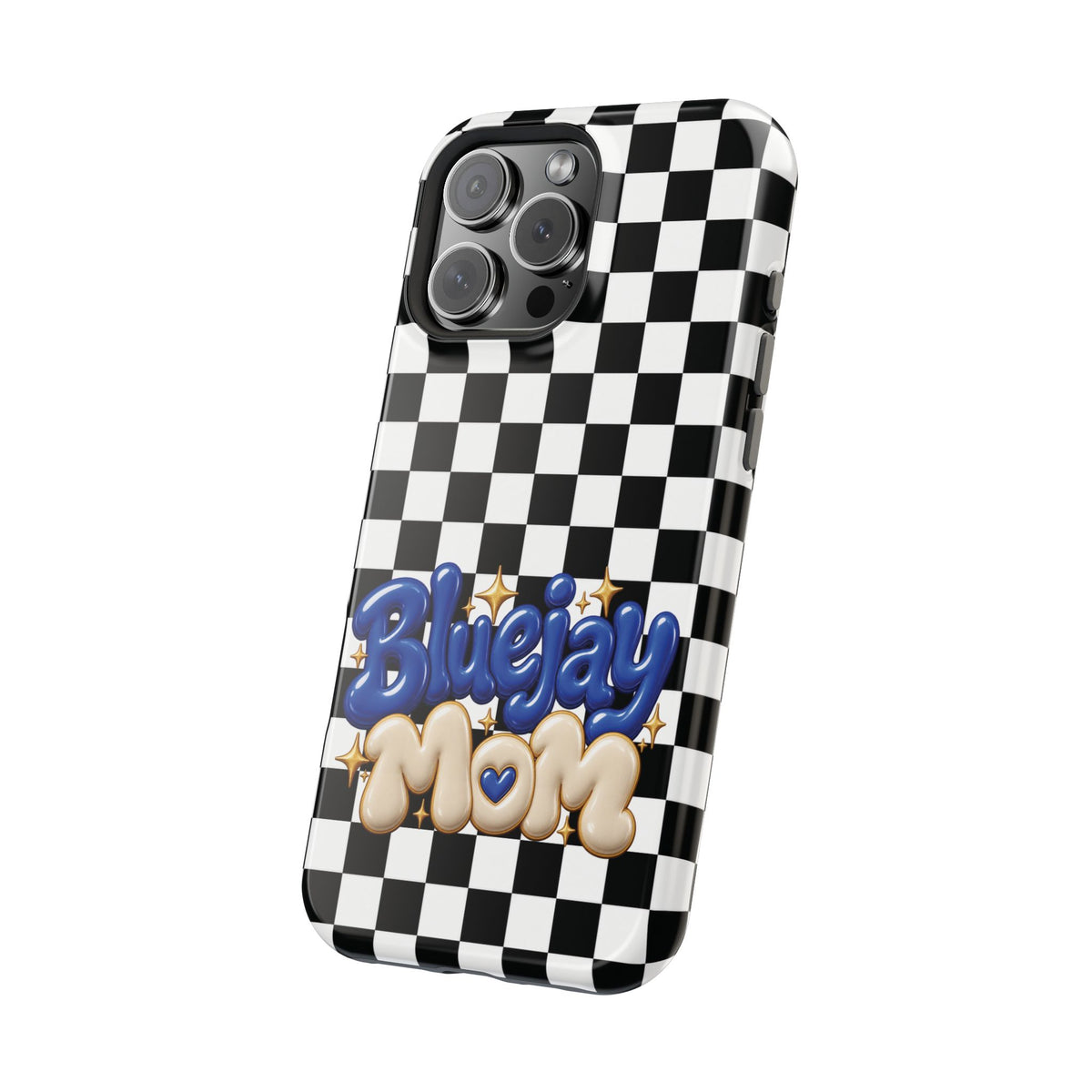 Bluejay Mom Checkerboard Magnetic Phone Case