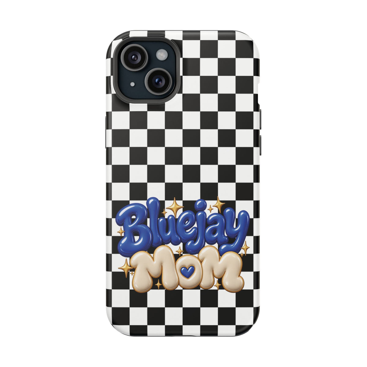 Bluejay Mom Checkerboard Magnetic Phone Case