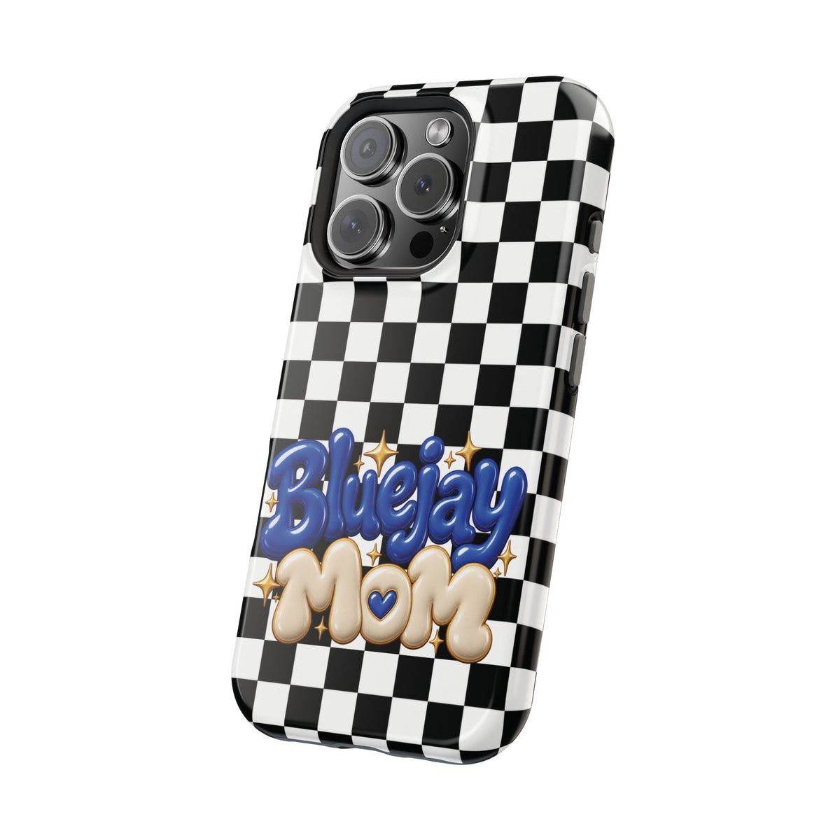 Bluejay Mom Checkerboard Magnetic Phone Case
