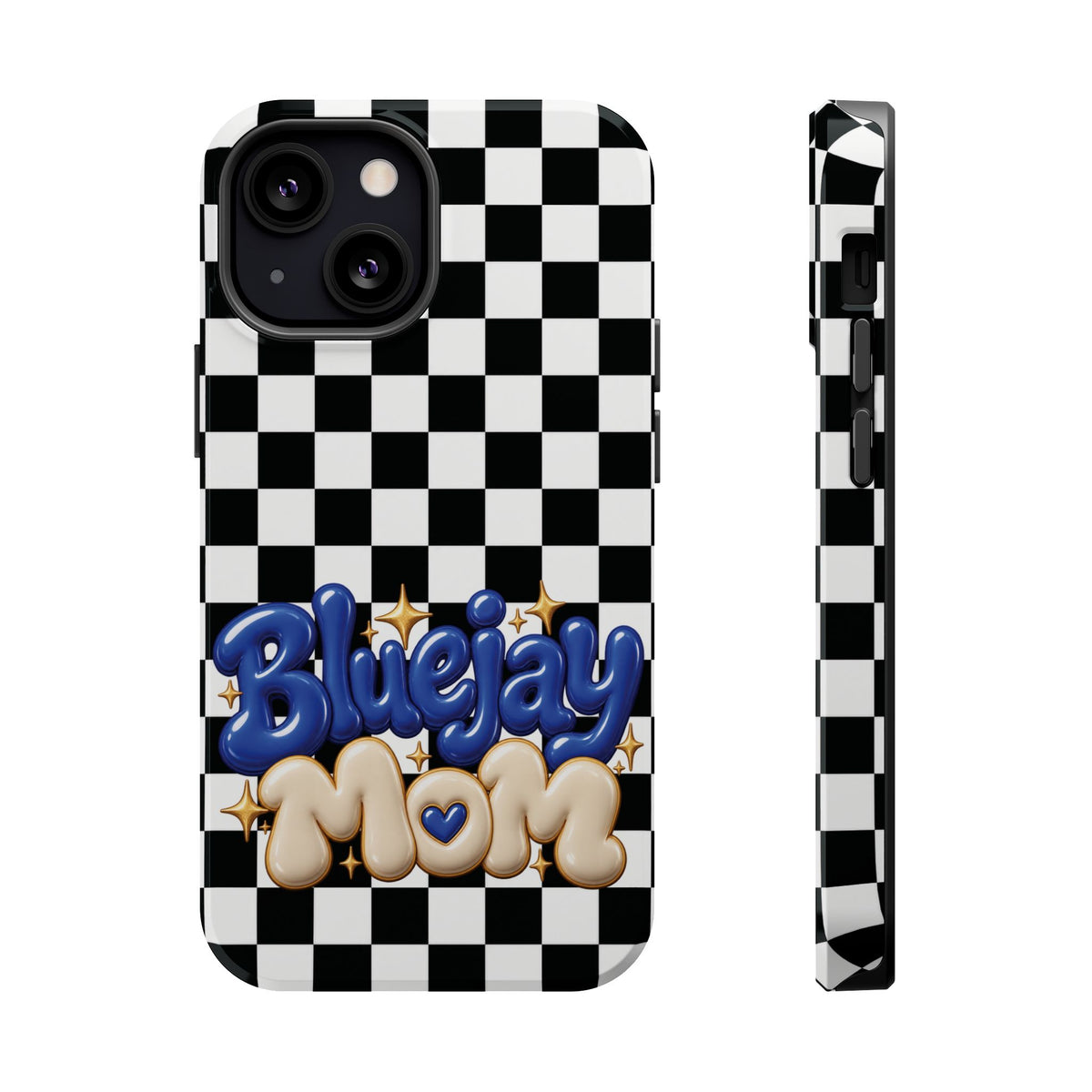 Bluejay Mom Checkerboard Magnetic Phone Case