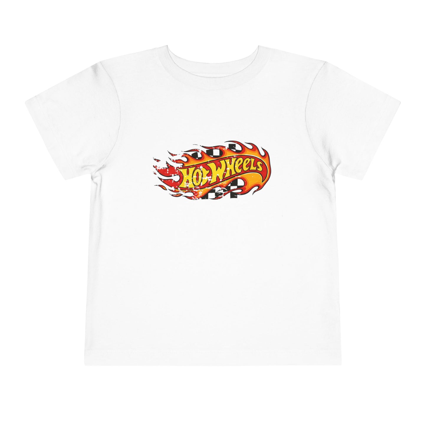 Hot Wheels Toddler Tee — Flame Logo Kids' Short Sleeve Shirt