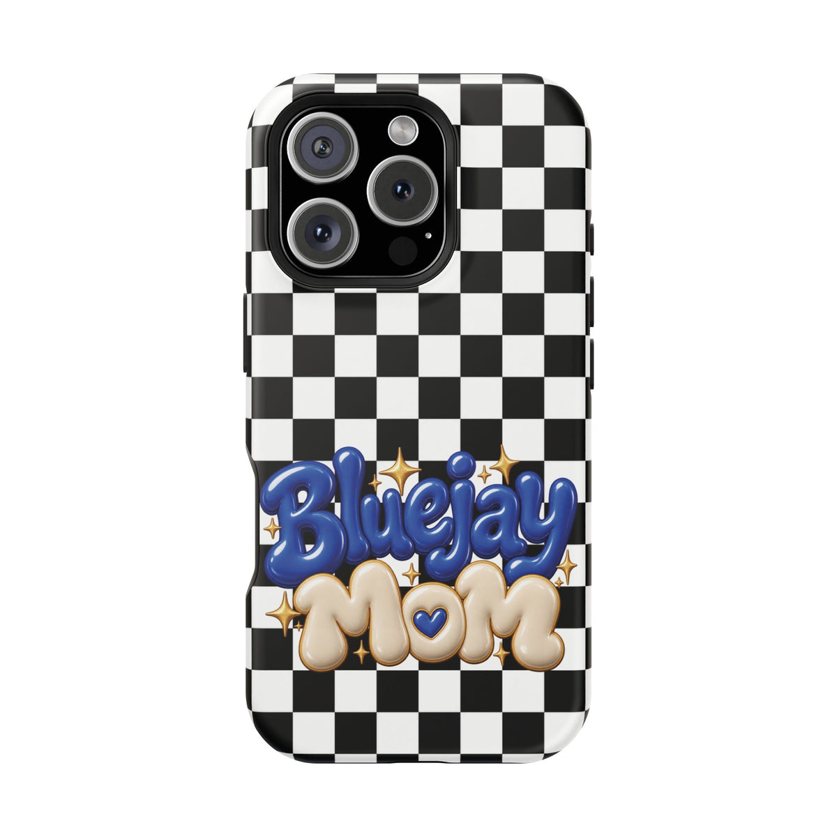 Bluejay Mom Checkerboard Magnetic Phone Case
