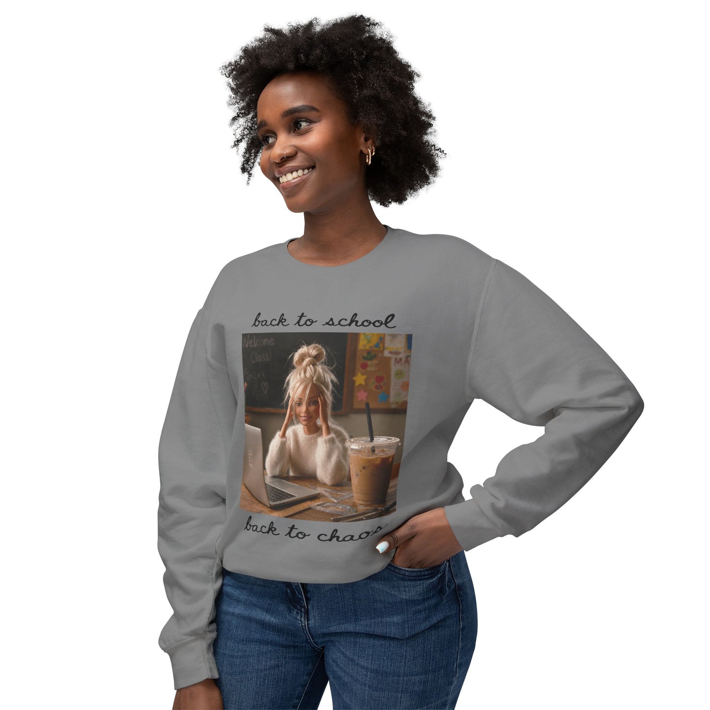 Back to School Chaos Crewneck Sweatshirt