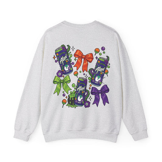 ALANI AND BOWS Collage Crewneck (Purple & Green)