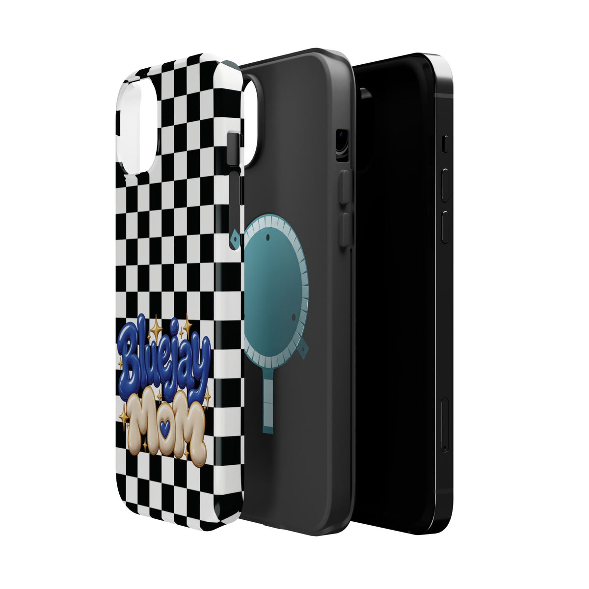 Bluejay Mom Checkerboard Magnetic Phone Case